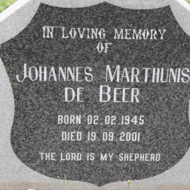 BEER Johannes Marthunis, de 1945-2001