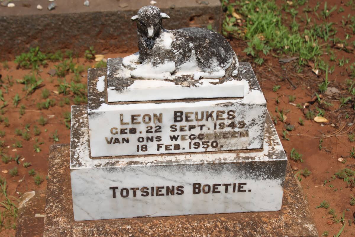 BEUKES Leon 1949-1950