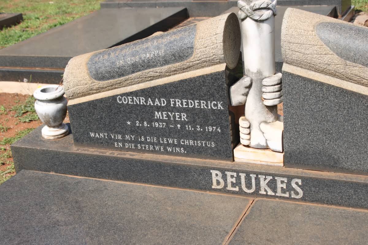 BEUKES Coenraad Frederick Meyer 1937-1974