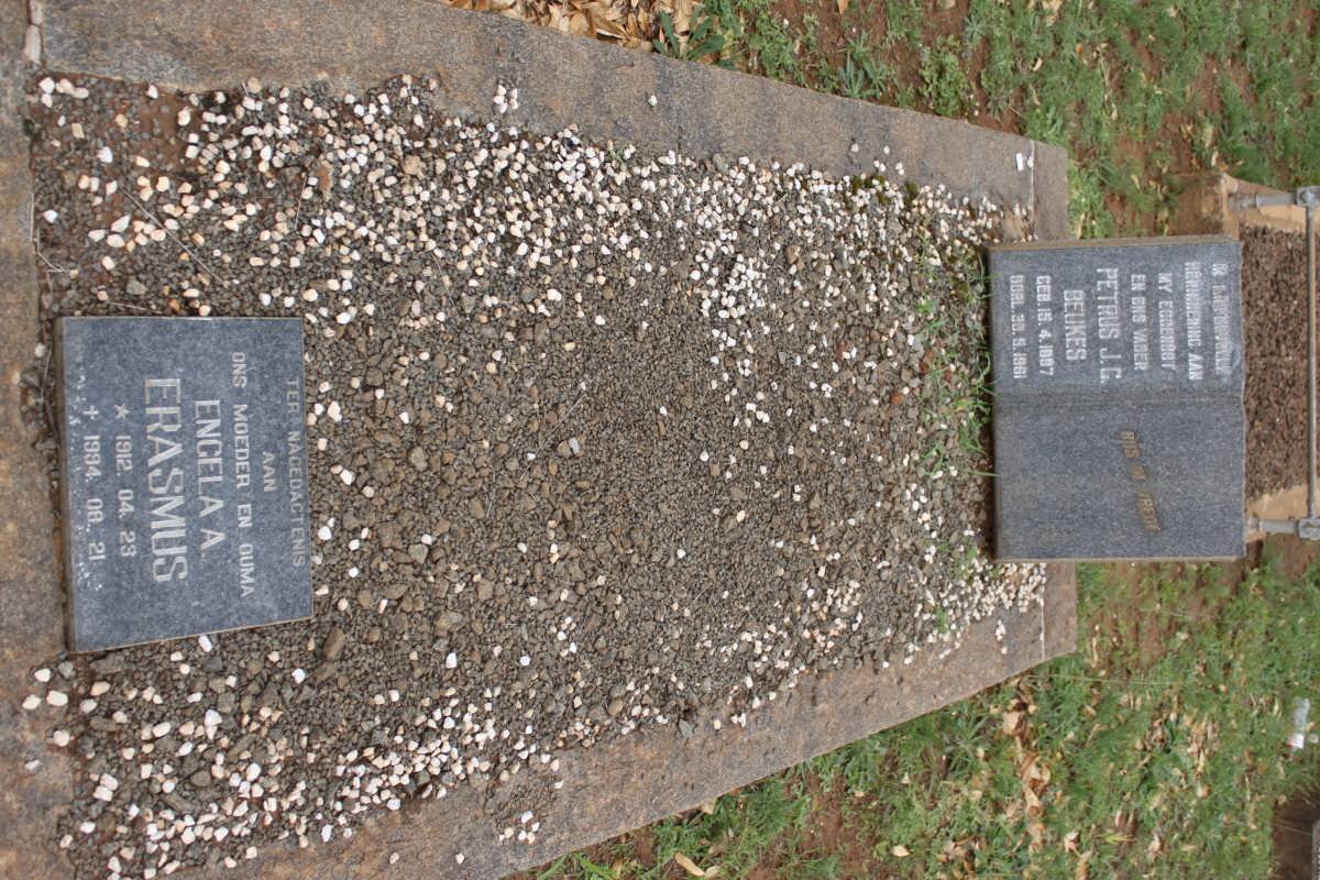 BEUKES Petrus J.G. 1887-1961 :: ERASMUS Engela A. 1912-1994