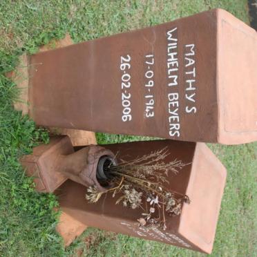 BEYERS Mathys Wilhelm 1943-2006