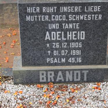 BRANDT Adelheid 1905-1991