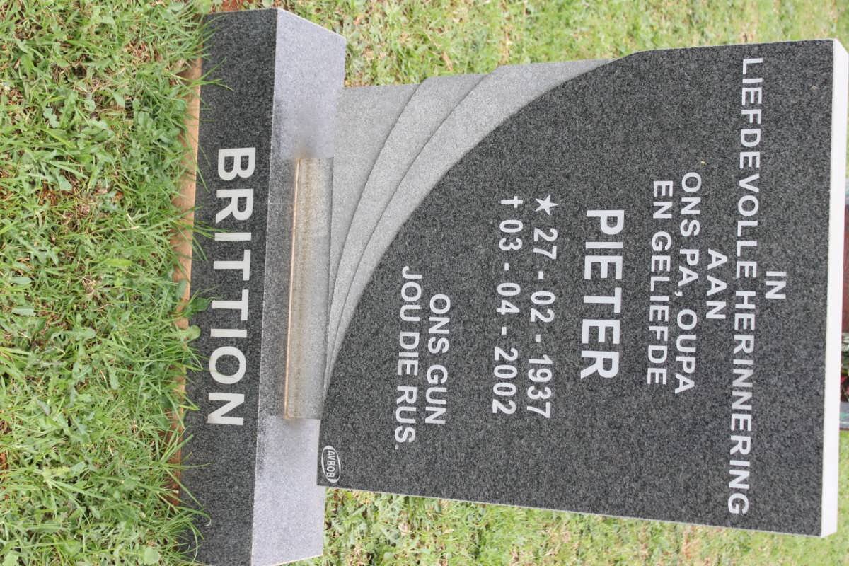 BRITTION Pieter 1937-2002