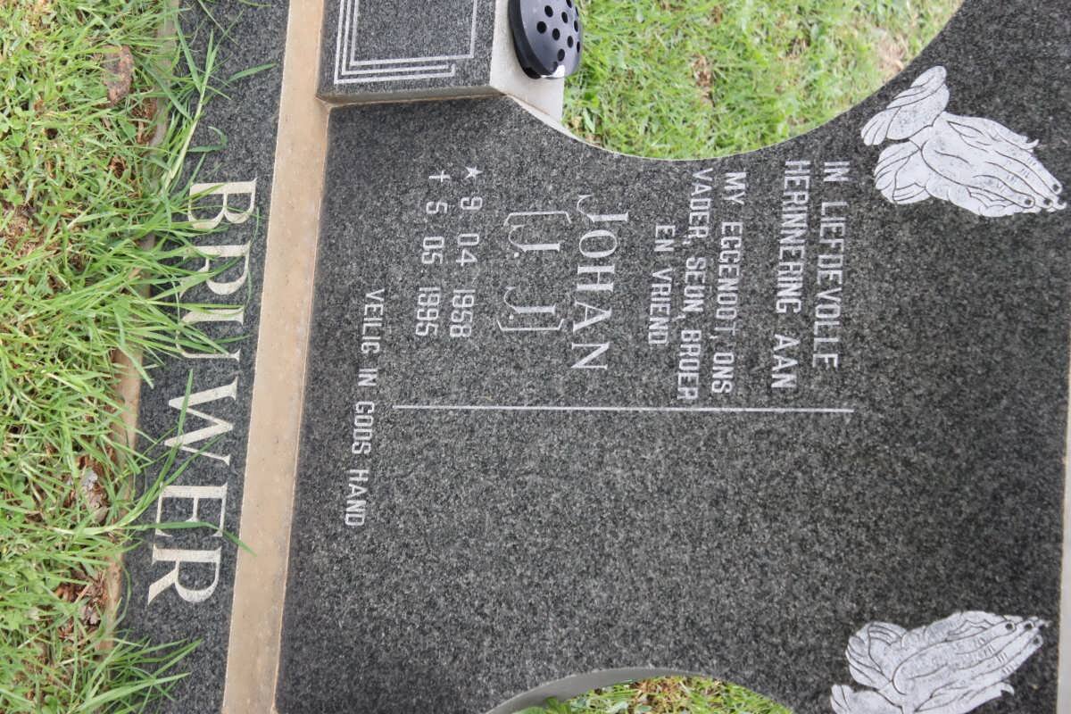 BRUWER Johan J.J. 1958-1995