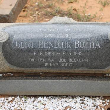 BOTHA Gert Hendrik 1929-1995