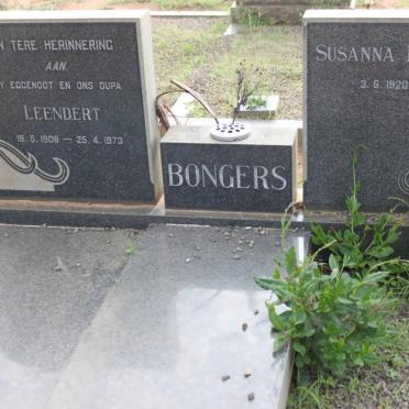 BONGERS Leendert 1908-1973 &amp; Susanna Margaretha 1920-1999