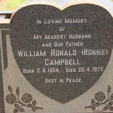 CAMPBELL William Ronald 1924-1975