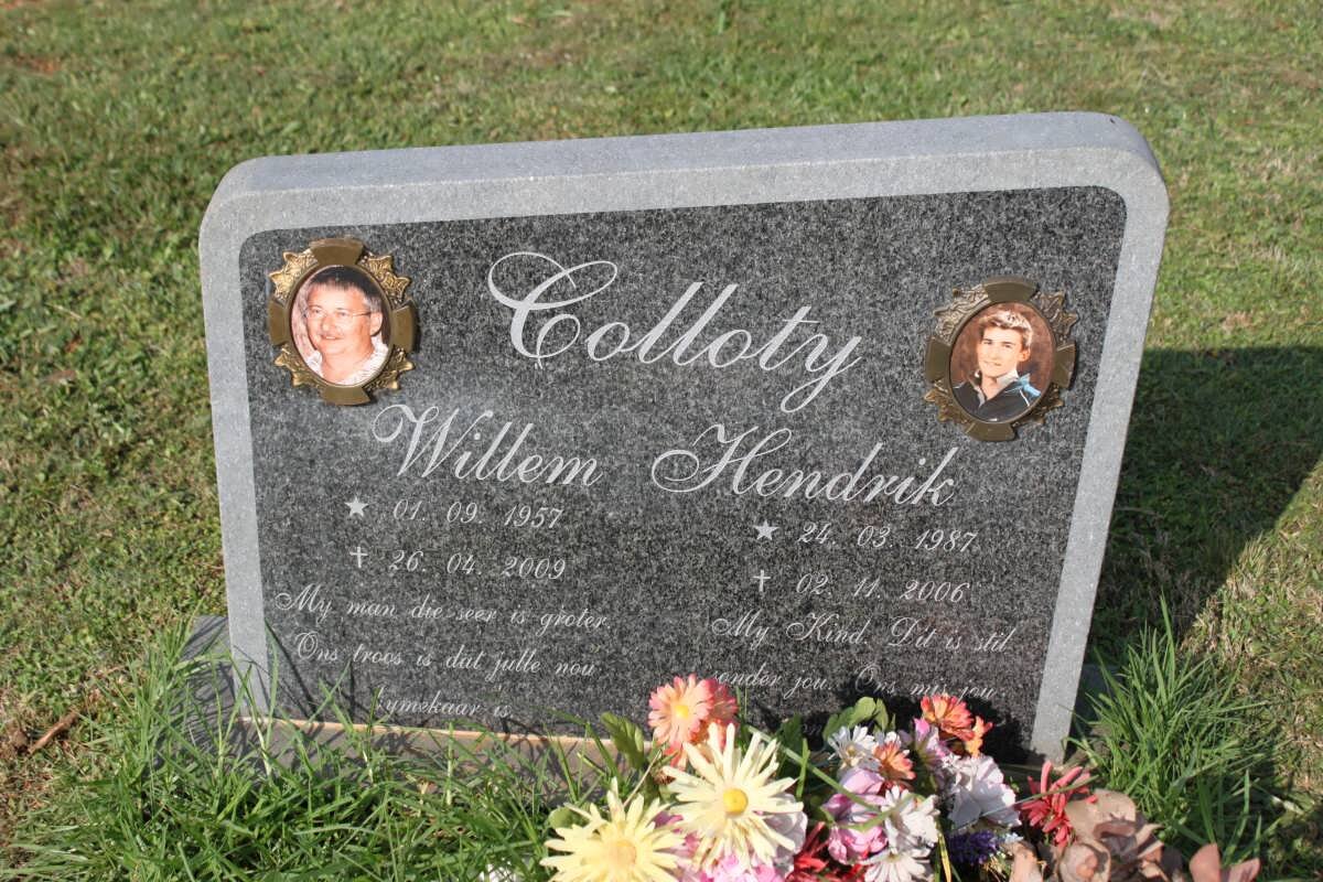 COLLOTY Willem 1957-2009 :: COLLOTY Hendrik 1987-2006