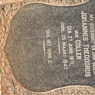 COLLER Johannes Theodorus, van 1871-1947