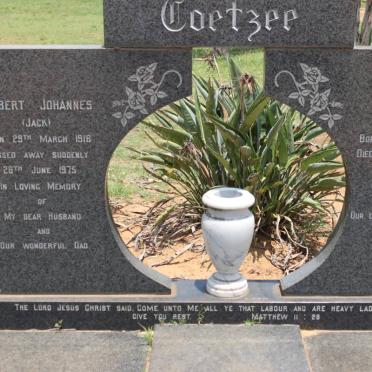 COETZEE Gysbert Johannes 1916-1975 &amp; Flo 1917-1994