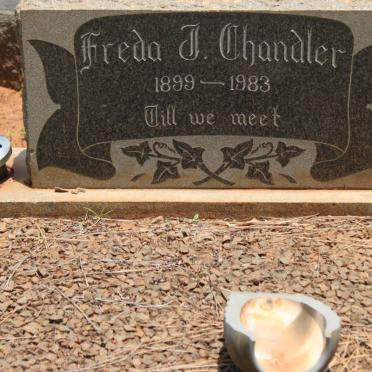 CHANDLER Freda J. 1899-1983
