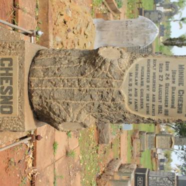 CHESNO Minnie nee DIAMOND 1918-1952