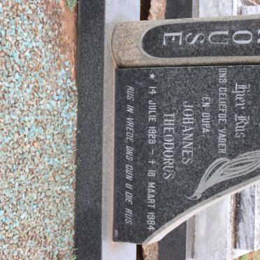 CROUSE Johannes Theodorus 1929-1984