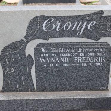 CRONJE Wynand Frederik 1959-1983
