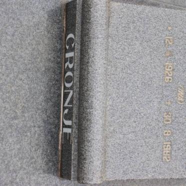 CRONJE Elizabeth Francina 1926-1982