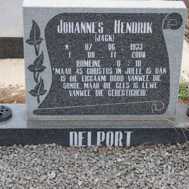 DELPORT Johannes Hendrik 1933-2000