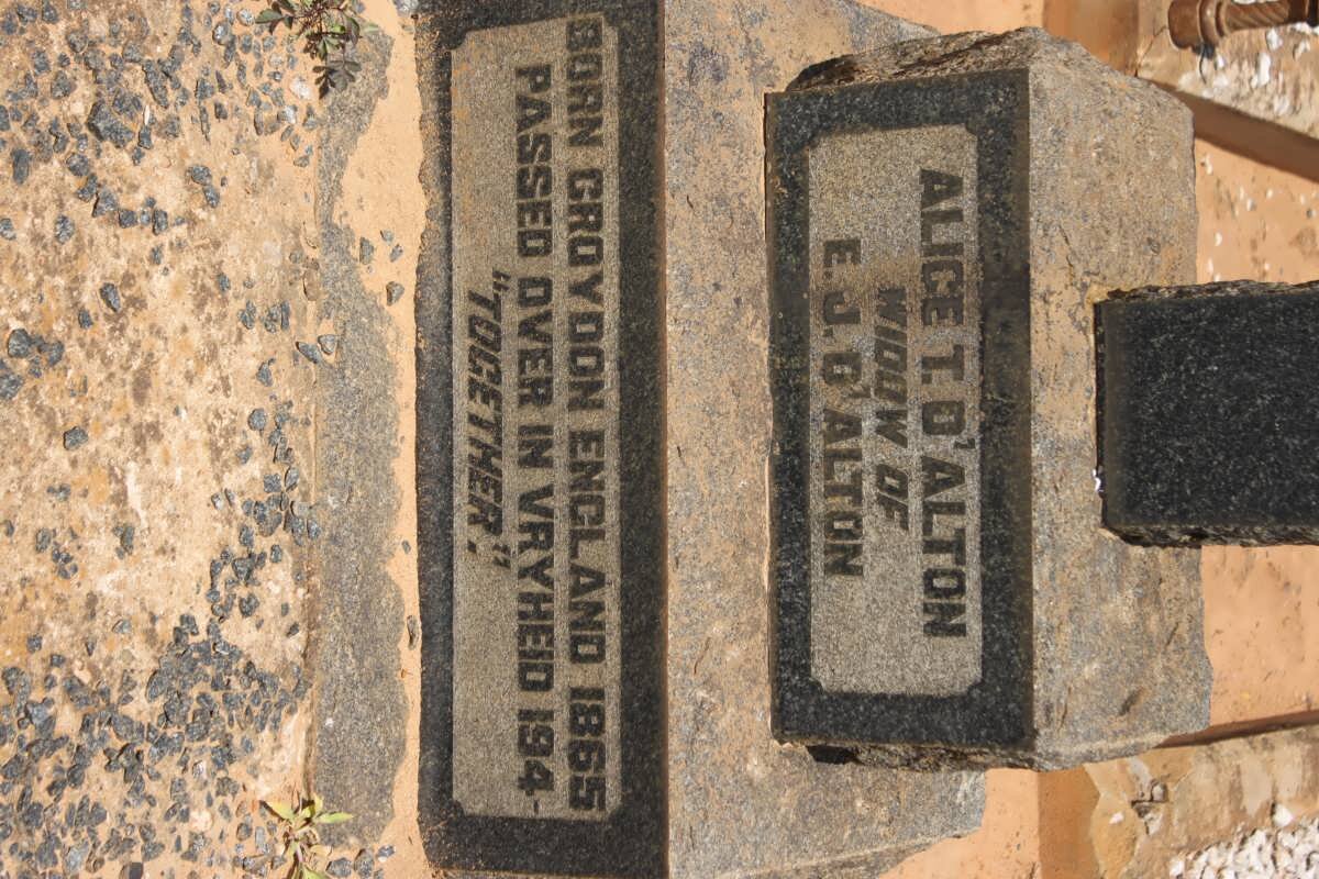 D'ALTON Alice 1865-194?