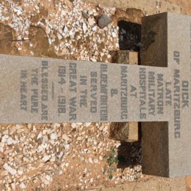 DICK Catharina Decima