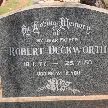 DUCKWORTH Robert 1877-1950