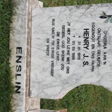 ENSLIN Henry J.S. 1959-1999