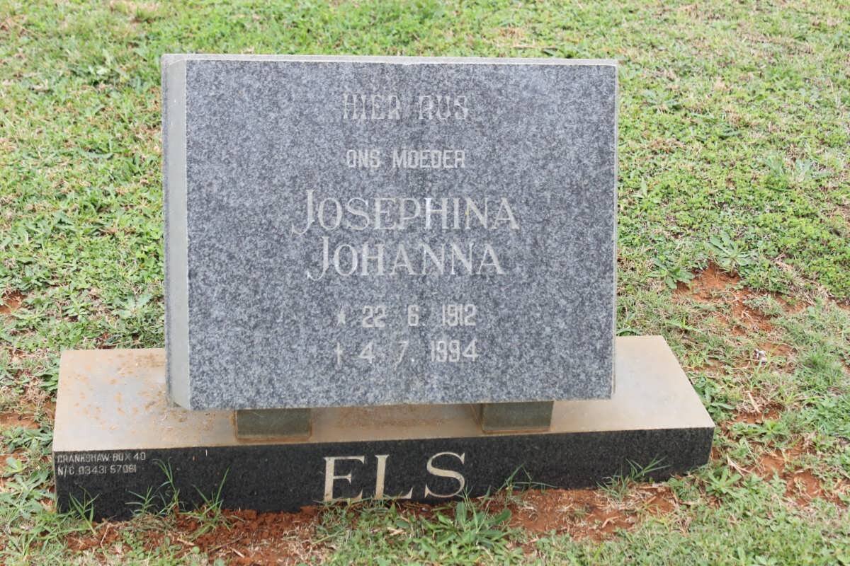 ELS Josephina Johanna 1912-1994