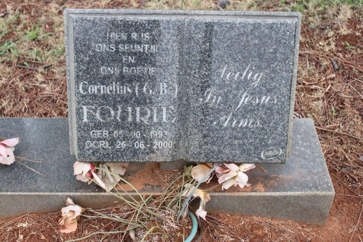 FOURIE Cornelius G.B. 1993-2000