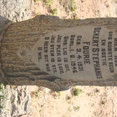 FOURIE Ockert Stephanus 1931-1946