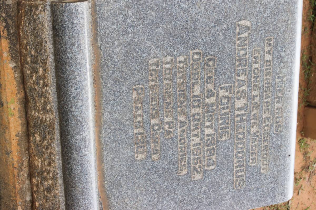 FOURIE Andreas Theodorus 1884-1952