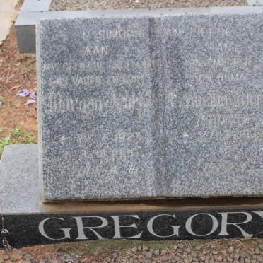 GREGORY M? 1927-1996 &amp; ? FOURIE