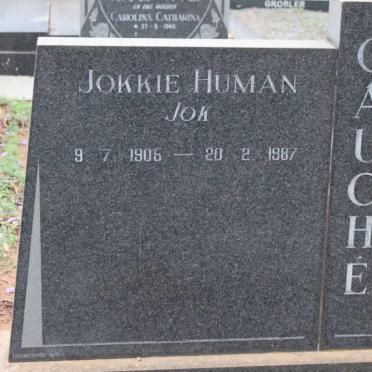 GAUCHE Jokkie Human 1906-1987