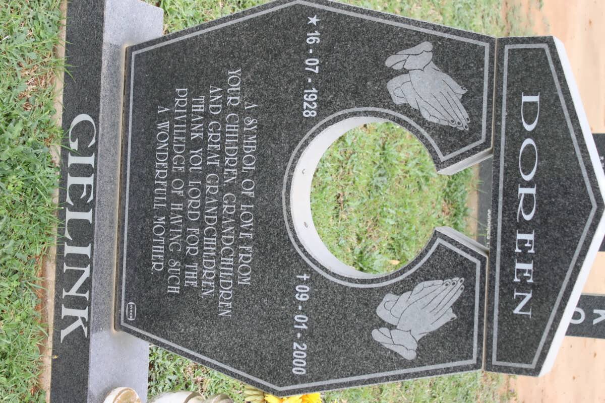 GIELINK Doreen 1928-2000