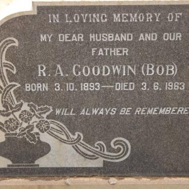 GOODWIN R.A. 1893-1963 &amp; A.E.J. 1895-1977