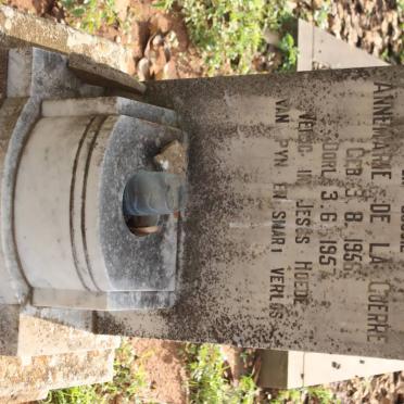 GUERRE Annemarie, de la 1956-1957