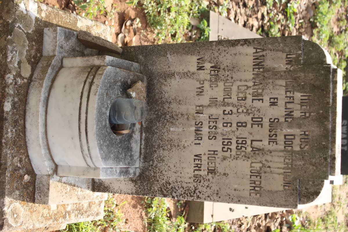 GUERRE Annemarie, de la 1956-1957