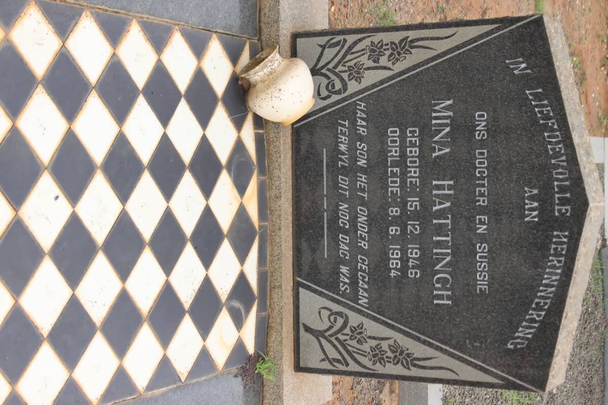 HATTINGH Mina 1946-1964