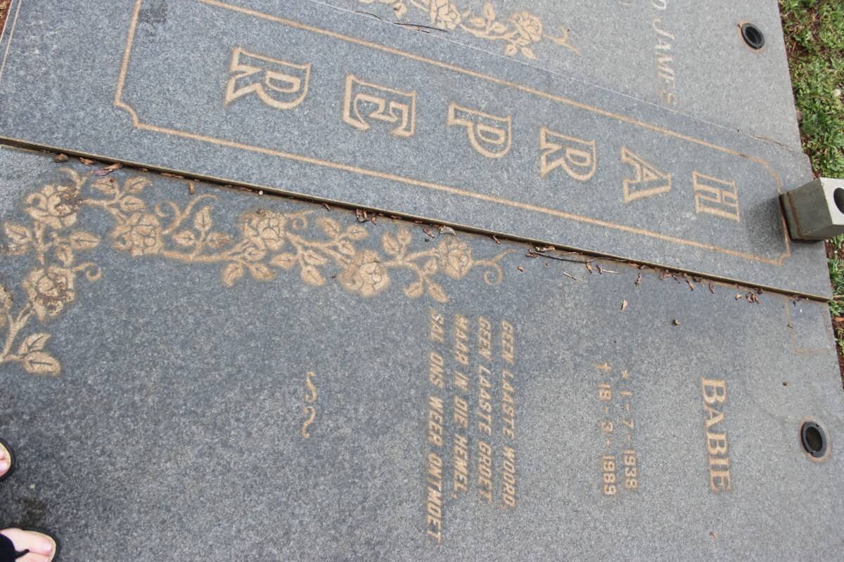 HARPER Babie 1938-1989