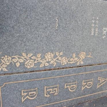 HARPER Desmond James 1936-1998 &amp; Babie 1938-1989