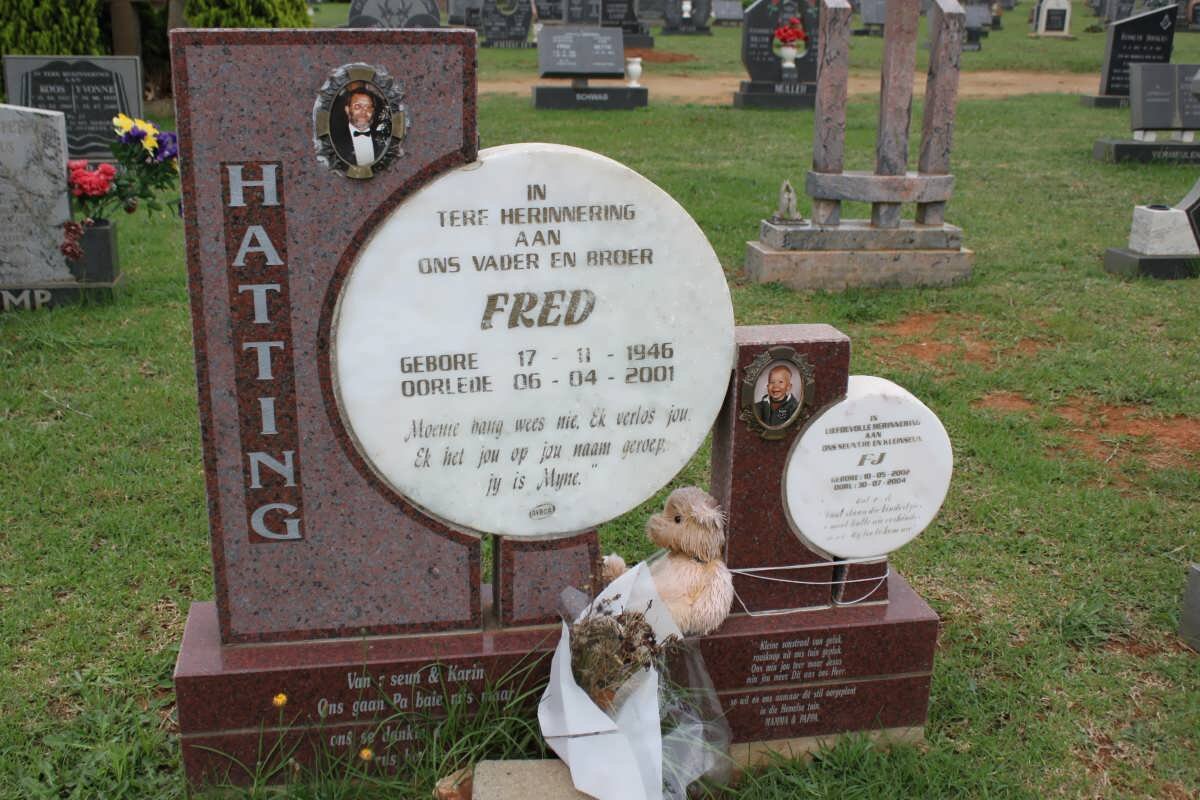 HATTING Fred 1946-2001 :: HATTING F.J.  2002-2004