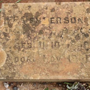 HENDERSON P.R. -1901