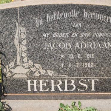 HERBST Jacob Adriaan 1916-1982