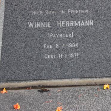 HERRMANN Winnie nee PAYNTER 1904-1971