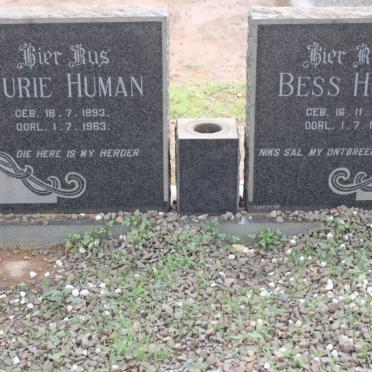 HUMAN Jurie 1893-1963 &amp; Bess 1897-1963