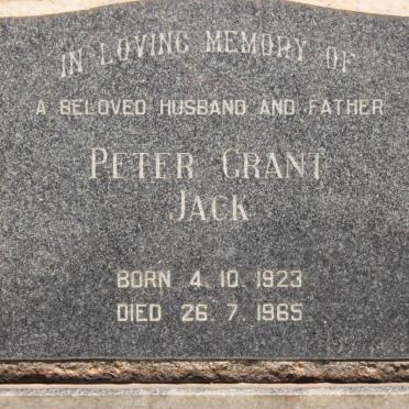 JACK Peter Grant 1923-1965