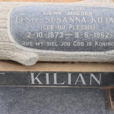 KILIAN Elsie Susanna nee DU PLESSIS 1873-1962