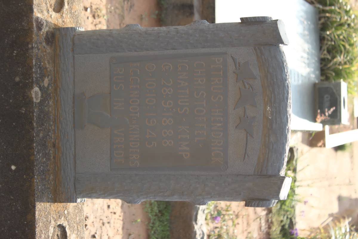 KEMP Hendrik Petrus Christoffel Ignatius 1888-1945