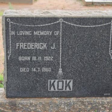 KOK Frederick J. 1922-1960