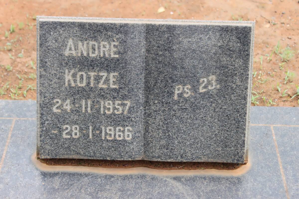 KOTZE André 1957-1966
