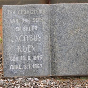 KOEN Jacobus 1945-1967