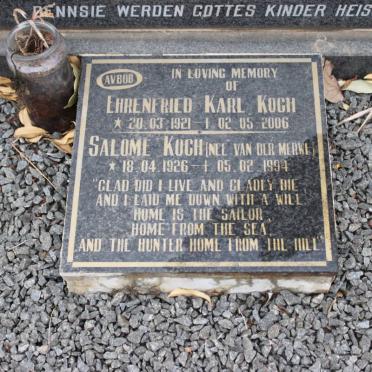 KOCH Carl H.W. 1891-1977 &amp; Hilda S.M.M. RENCKEN 1897-1981