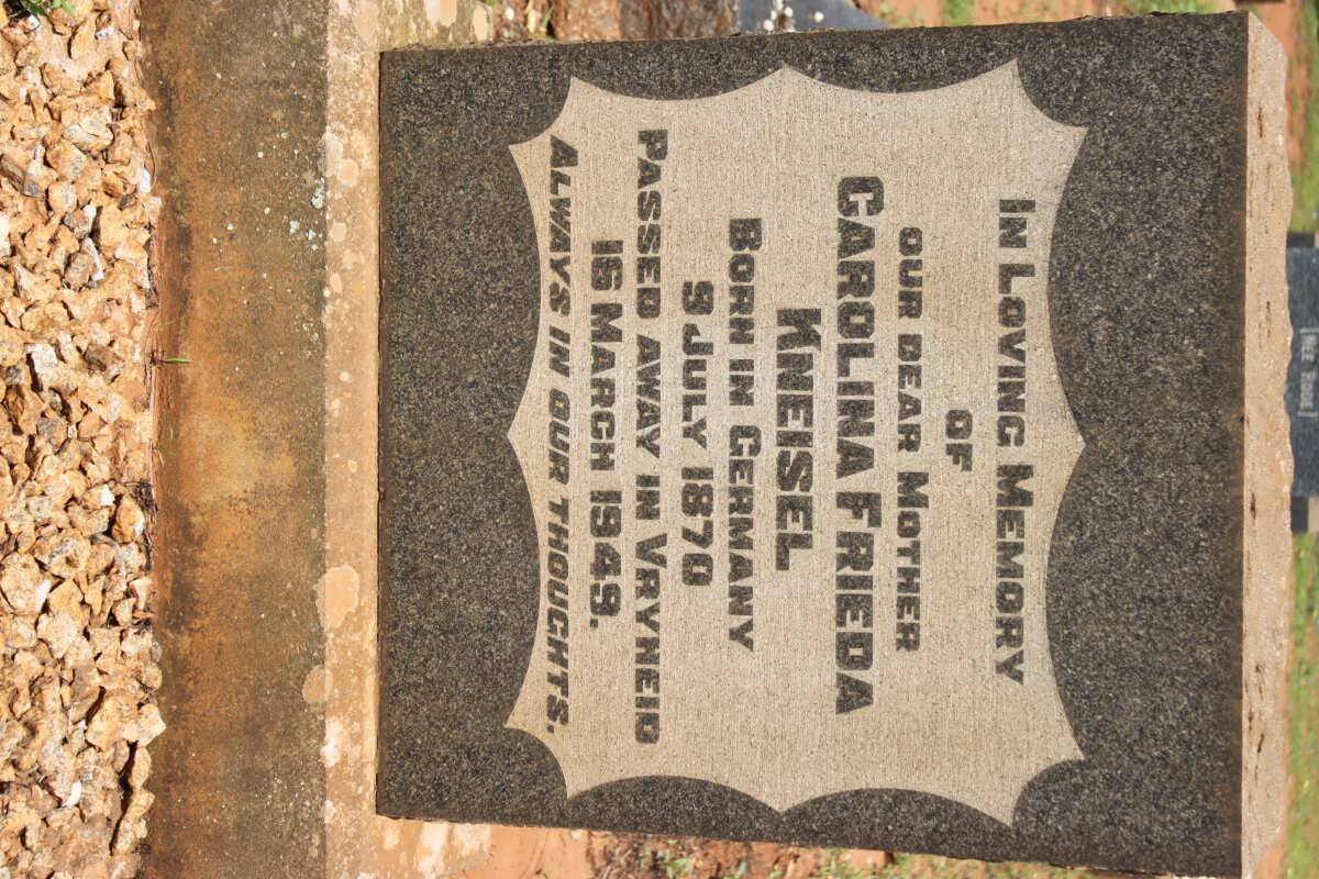 KNEISEL Carolina Frieda 1870-1949